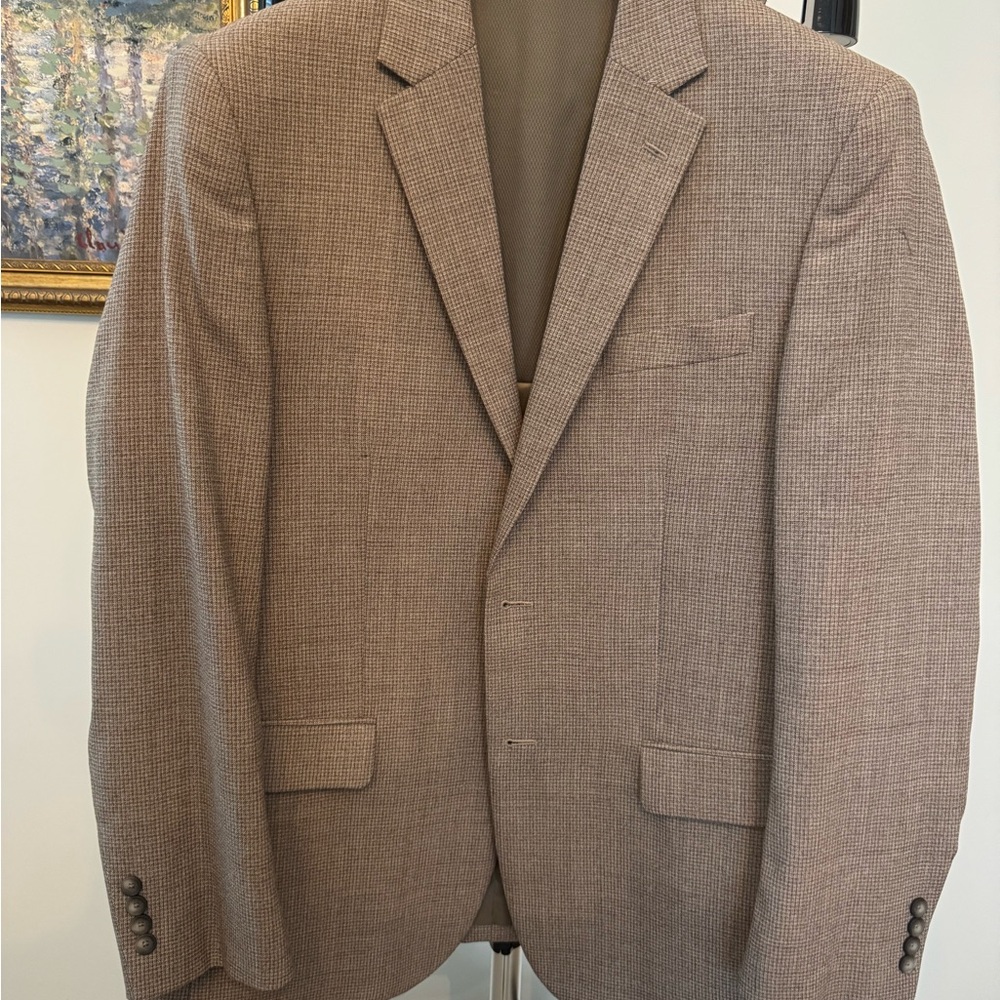 Jos A. Banks Traveler Wool Blend Coat